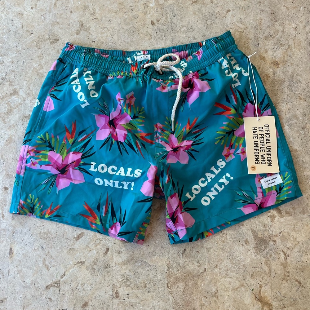 NWT- Duvin Swim Trunk - Size M
